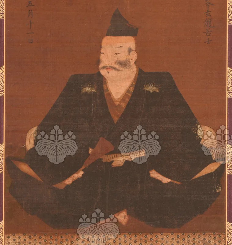 絹本著色斎藤義龍像（複製）